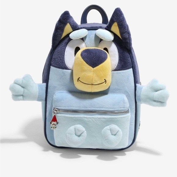 Disney Handbags - Disney Bluey Plush Figural Mini Backpack